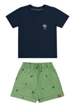 Conjunto Bermuda e Camiseta Elian
