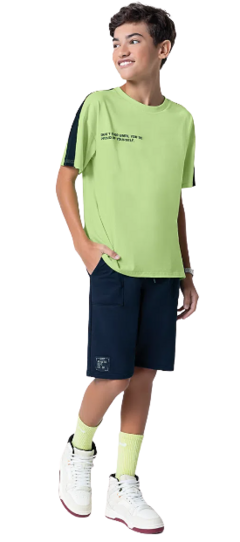 BERMUDA MENINO COMFORT EM MOLETINHO MALWEE KIDS AZUL