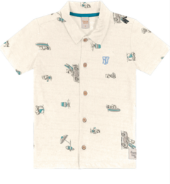 CAMISA INFANTIL MASCULINA MEIA MALHA TRICK NICK