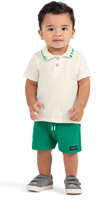 Conjunto Bermuda e Camiseta Colorittá
