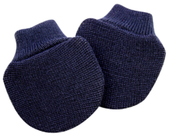 Luva em Tricot para Bebês - Azul Marinho - comprar online