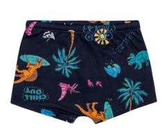 Sunga Boxer Infantil Dinossauros Trick Nick Azul