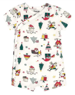 Macaquinho Infantil Natal Trick Nick Bege - Trick Nick Baby