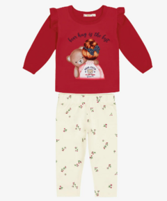 Conjunto Infantil Blusa Com Legging Trick Nick Vermelho