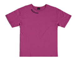 CAMISETA MENINA BELIEVE IN YOU EM MEIA MALHA BOTONÊ MALWEE KIDS ROXO - 18