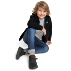 JAQUETA INFANTIL MASCULINA COM CAPUZ TRICK NICK - Baby Fofs