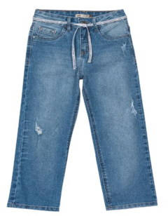 Calça Menino Loose Fit Em Jeans Com Elastano Carinhoso