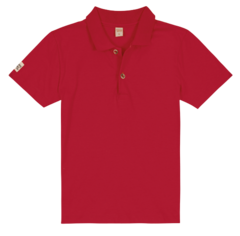 CAMISA POLO MEIA MALHA TRICK NICK - VERMELHA