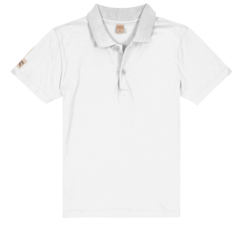 CAMISA POLO JUVENIL MEIA MALHA TRICK NICK - BRANCA