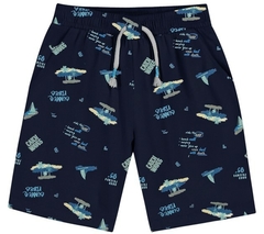 BERMUDA INFANTIL MASCULINA SUMMER ROVITEX AZUL