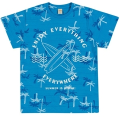 CAMISETA INFANTIL MASCULINA ENJOY TRICK NICK AZUL