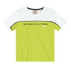 Camiseta Menino All Things Em Meia Malha Natural Carinhoso