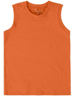 REGATA INFANTIL MENINO DECOTE REDONDO EM MALHA UV MALWEE KIDS LARANJA