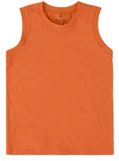 REGATA INFANTIL MENINO DECOTE REDONDO EM MALHA UV MALWEE KIDS LARANJA - comprar online