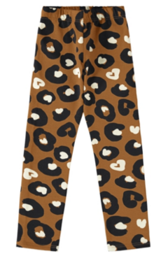 CALÇA LEGGING INFANTIL ESTAMPADA EM MOLETOM FLANELADO MALWEE KIDS