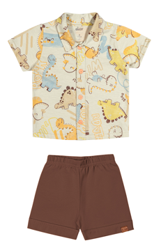 Conjunto Bermuda e Camiseta Elian