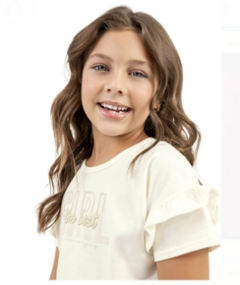 CONUUNTO SHORTS SAIA TEXTURA OFF WHITE COLORITTÁ - comprar online