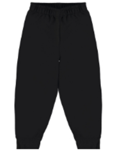 CALÇA INFANTIL UNISSEX EM MOLETOM FLANELADO MALWEE KIDS PRETO