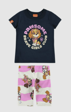 Conjunto Infantil Menina Especial Patrulha Canina Em Algodão Malwee Kids - comprar online