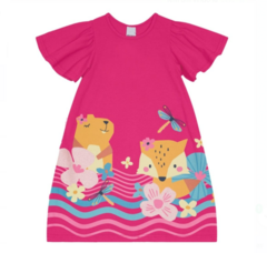 Camisola Infantil Menina Em Algodão Malwee Kids Rosa