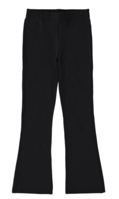 CALÇA INFANTIL MENINA BOOT CUT EM ALGODÃO MALWEE KIDS PRETO
