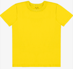 Camiseta Infantil Básica Rovitex Kids - Amarela