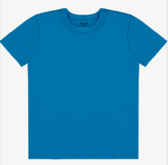 Camiseta Infantil Básica Rovitex Kids - Azul