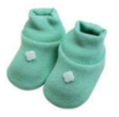 Sapatinho em Tricot para Bebês - Verde - comprar online