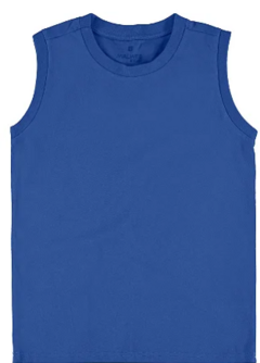 REGATA INFANTIL MENINO DECOTE REDONDO EM MALHA UV MALWEE KIDS AZUL ROYAL