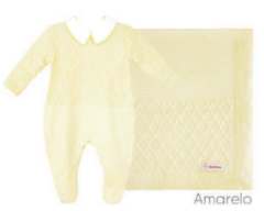 Saída de Maternidade Tricot - Amarela Príncipe - comprar online