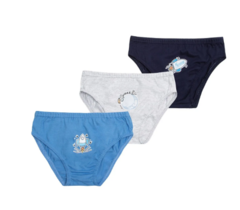 Kit 3 Cuecas Slip Infantil Select Unica