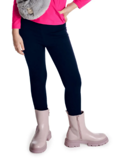 Legging Juvenil Feminina Cotton Rovitex Kids Azul Marinho
