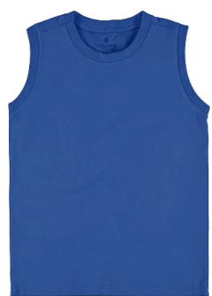 REGATA INFANTIL MENINO DECOTE REDONDO EM MALHA UV MALWEE KIDS AZUL ROYAL - comprar online