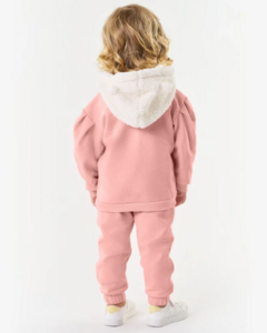 Conjunto Infantil Blusão E Calça Trick Nick Rosa - loja online