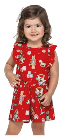 MACAQUINHO INFANTIL FEMININO BRINQUEDOS TRICK NICK VERMELHO