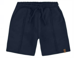 Bermuda Masculina Infantil Estampada Texturizada Malwee Azul - comprar online