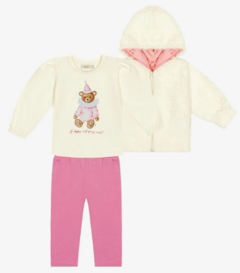 Conjunto Três Peças Infantil Menina Trick Nick Rosa - comprar online