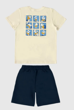 Conjunto Infantil Menino Estampa Frente E Costas Pato Donald Malwee Kids na internet
