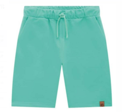 Bermuda Masculina Infantil Em Moletinho Carinhoso Verde - comprar online