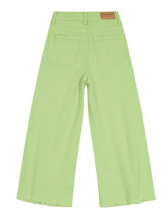 Calça Menina Wide Leg Em Sarja Com Elastano Carinhoso - comprar online