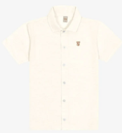 Camisa Infantil Menino Trick Nick Bege