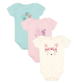 Kit Body Bebê Manga Curta - Kiko Baby - comprar online