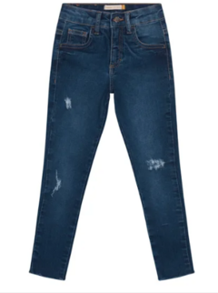 Calça Feminina Super Skinny Em Jeans Stretch Carinhoso
