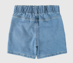 SHORTS SAIA INFANTIL MENINA BOLSO FRONTAL EM JEANS MOLETOM MALWEE KIDS AZUL na internet
