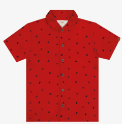 Camisa Infantil Masculina Trick Nick - Vermelha
