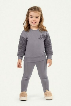 Conjunto Menina Colorittá Cinza - comprar online