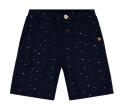 Bermuda Infantil Masculina Sarja Twill Trick Nick Azul