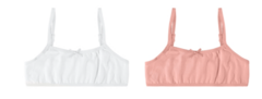 KIT 2 TOPS INFANTIS MENINA SEM BOJO EM ALGODÃO MALWEE KIDS