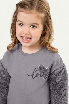 Conjunto Menina Colorittá Cinza na internet