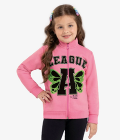 Conjunto Infantil Jaqueta Com Legging Rovi Kids Rosa na internet